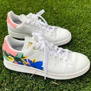 Adidas Stan Smith HER Studio London Sneakers Floral Burst - Women’s Size 8.5